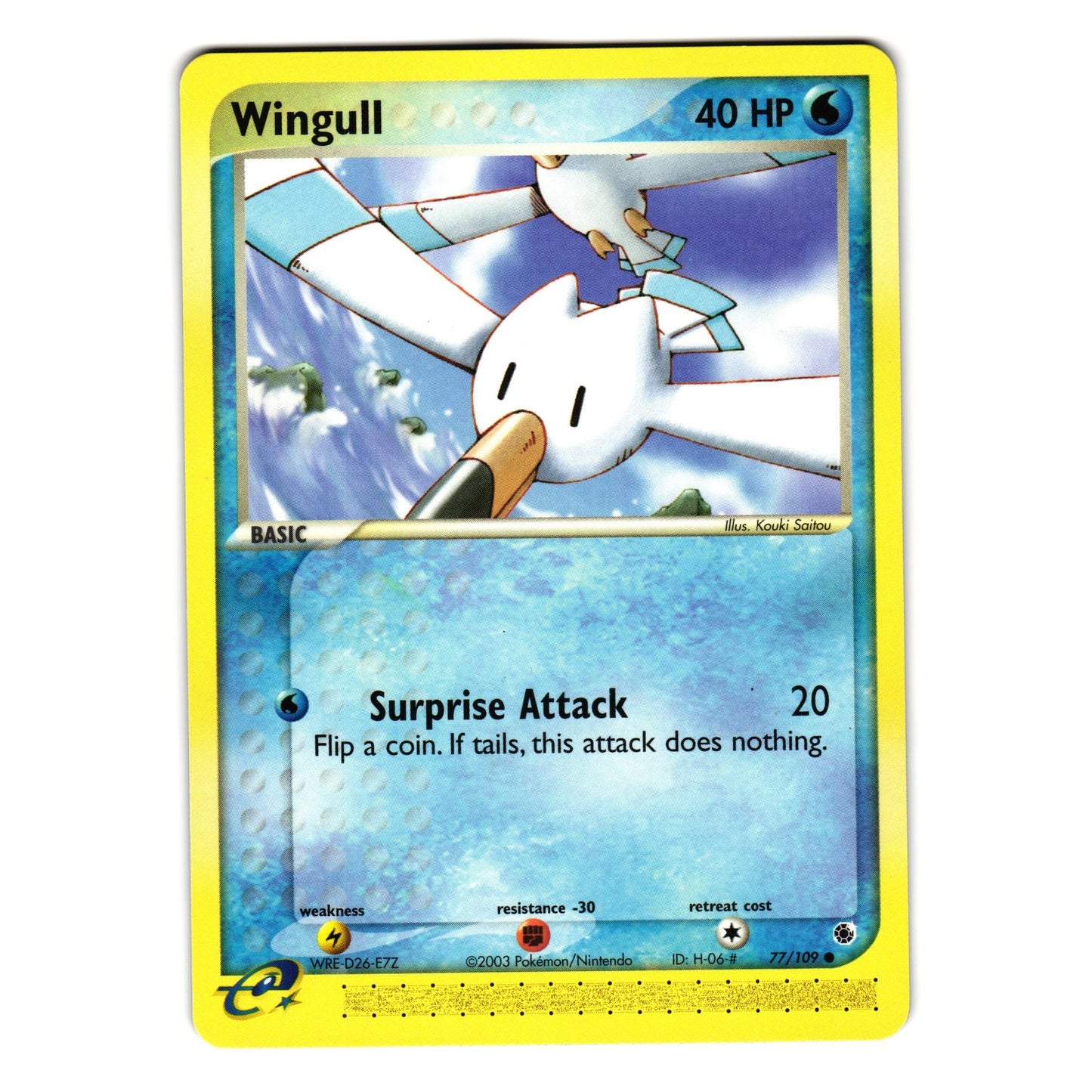 WINGULL 77/109 EX RUBY AND SAPPHIRE POKEMON TCG