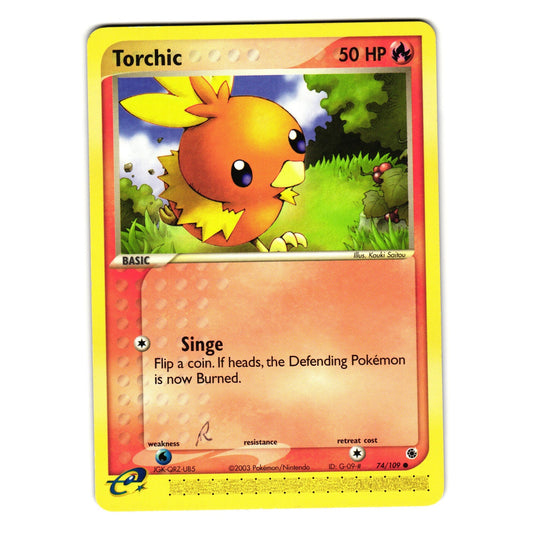 TORCHIC 74/109 EX RUBY AND SAPPHIRE POKEMON TCG