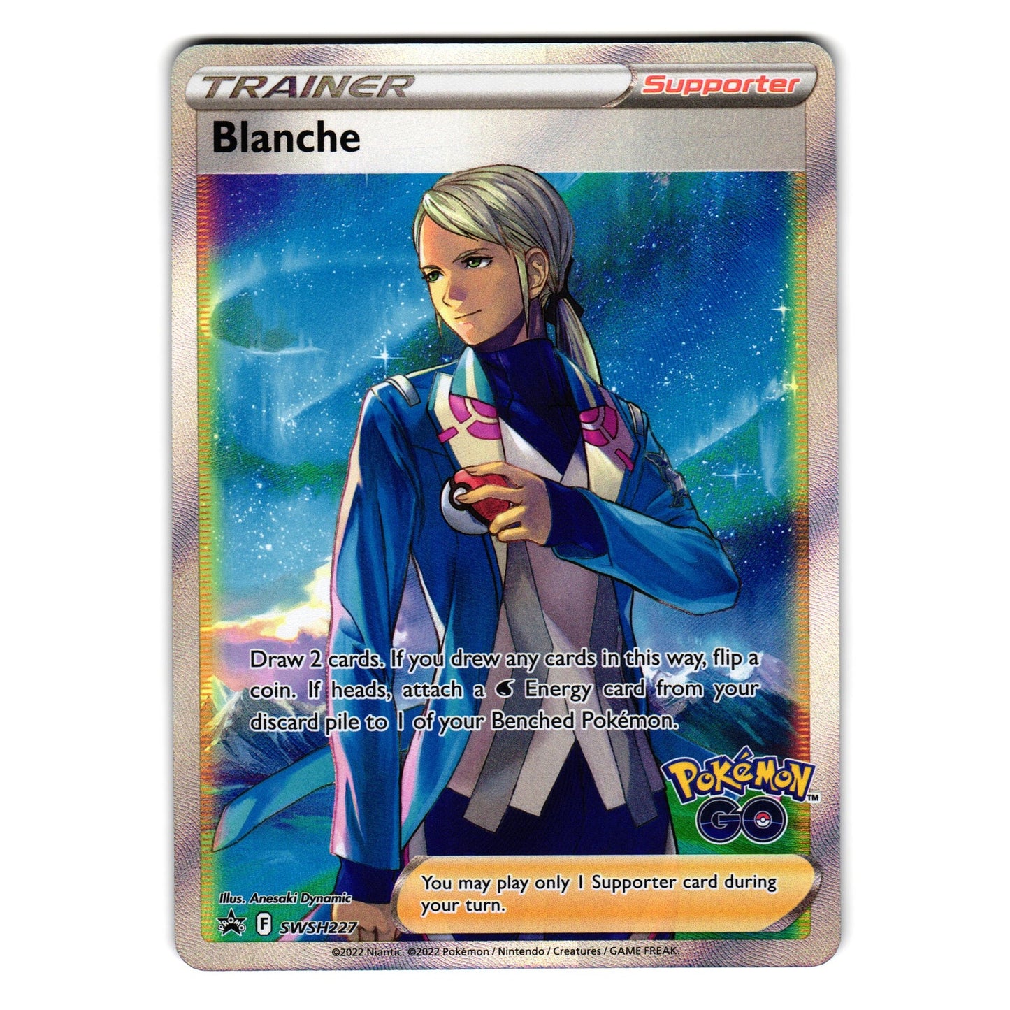 BLANCHE SWSH227 BLACK STAR PROMO POKEMON GO POKEMON TCG