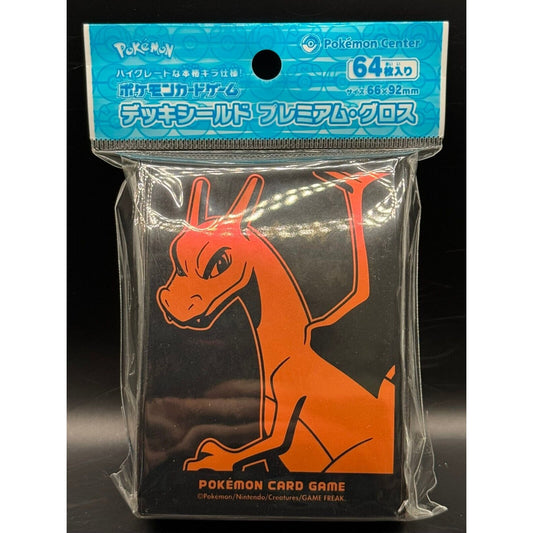 SEALED CHARIZARD FOIL SLEEVES POKEMON CENTER JAPAN POKEMON TCG