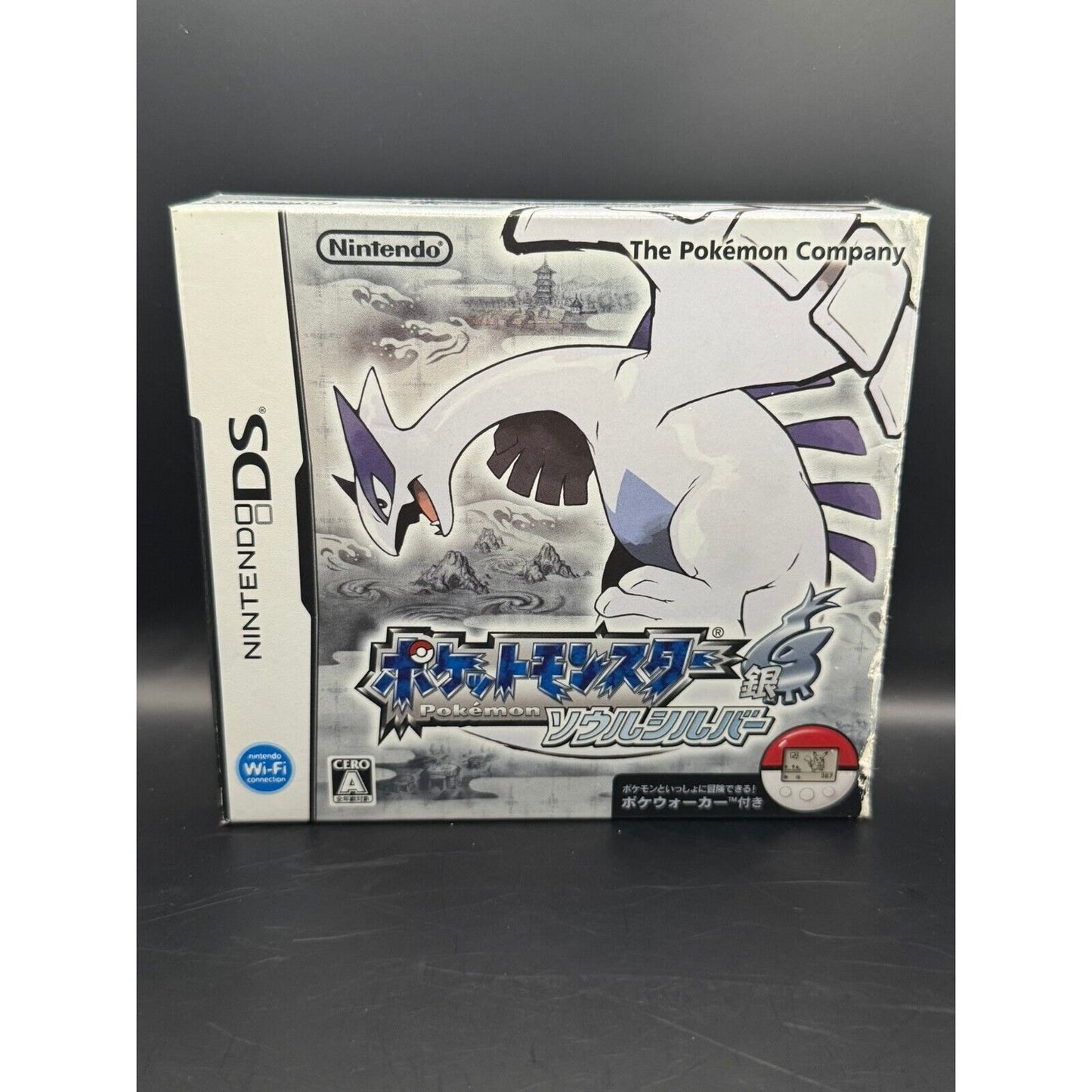 JAPANESE POKEMON SOUL SILVER CIB WITH POKE WALKER - TESTED AND WORKS!