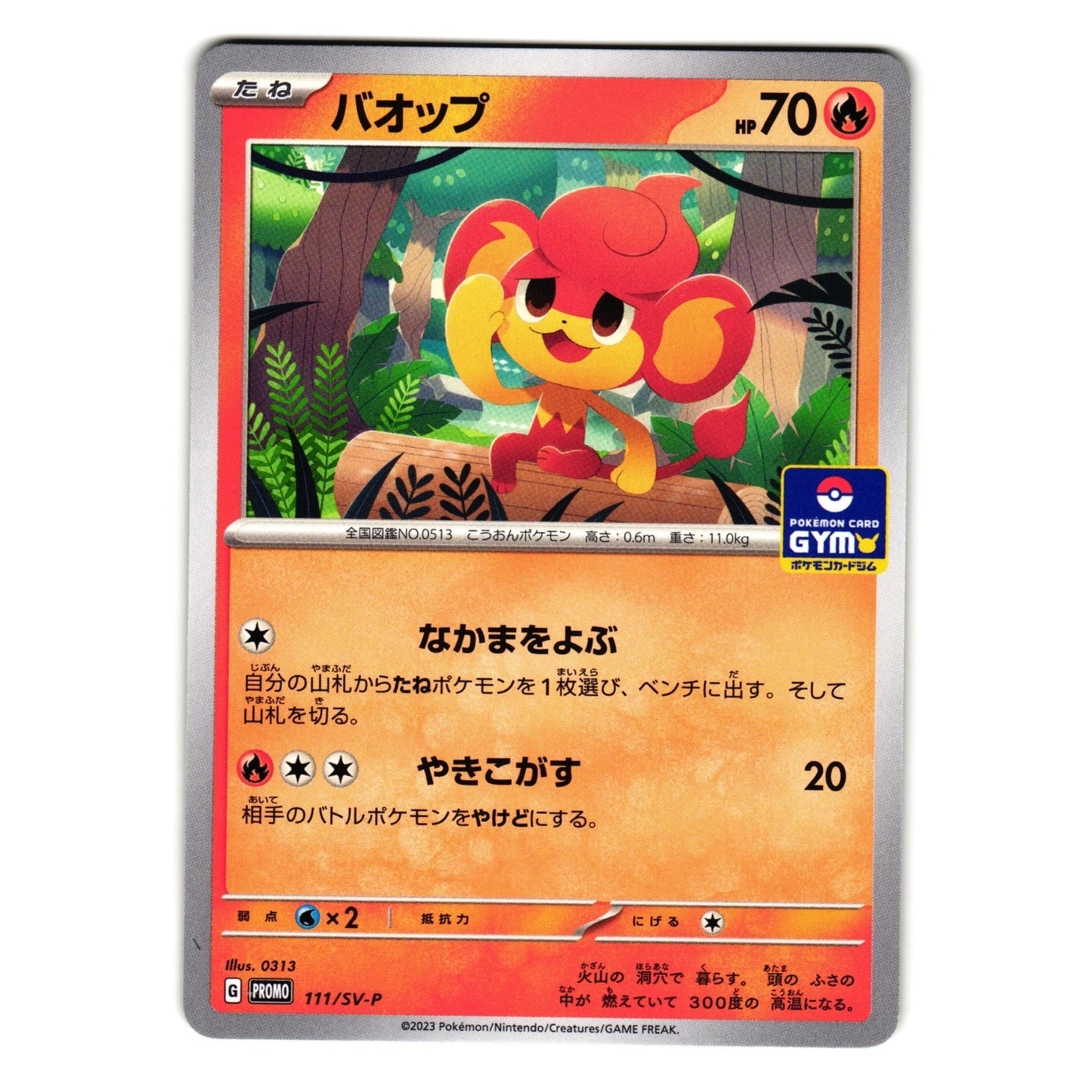 PANSEAR 111/SV-P GYM PROMO JAPANESE POKEMON TCG