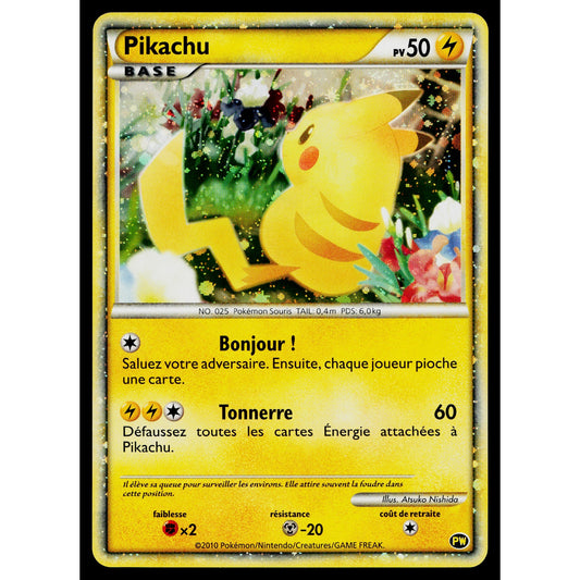 PIKACHU PW PIKACHU WORLD PROMO FRENCH JAPANESE POKEMON TCG