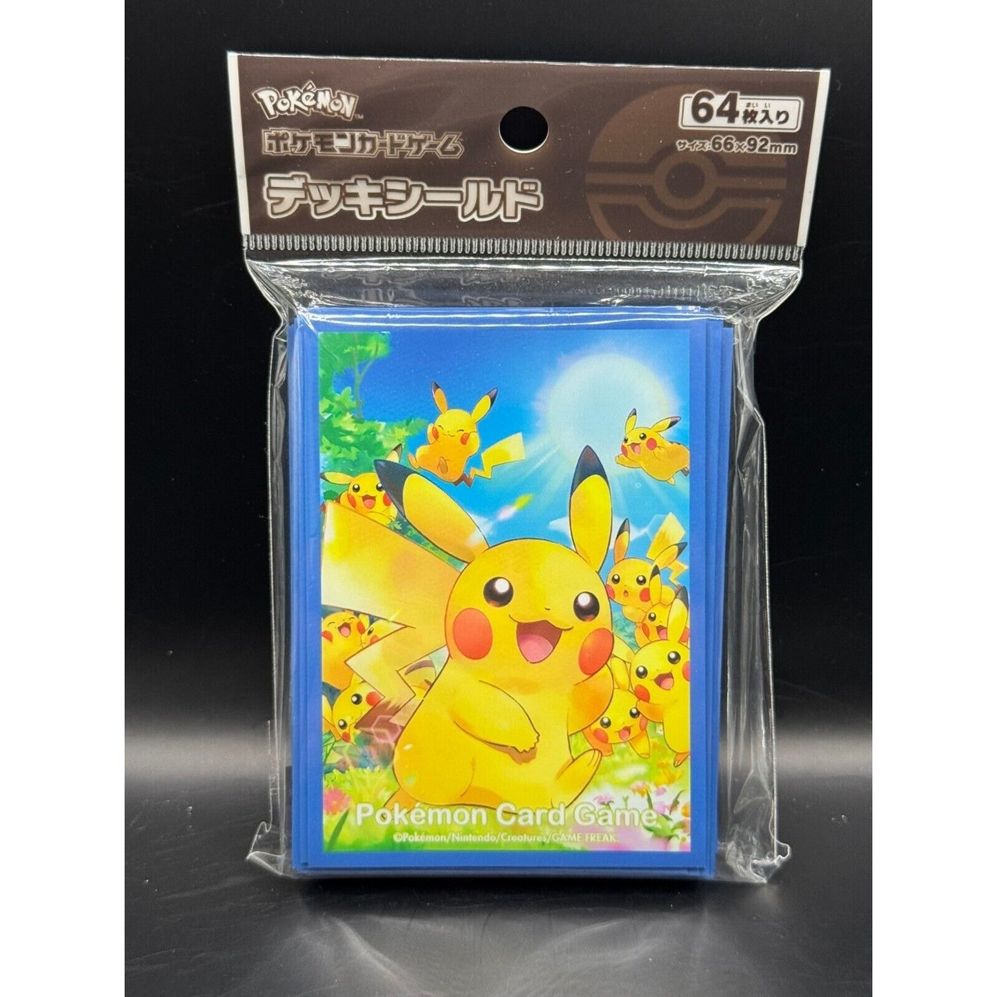 SEALED GATHERING OF PIKACHU SLEEVES POKEMON CENTER JAPAN JAPANESE POKEMON TCG