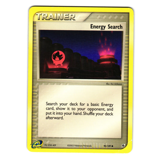 ENERGY SEARCH 90/109 EX RUBY AND SAPPHIRE POKEMON TCG