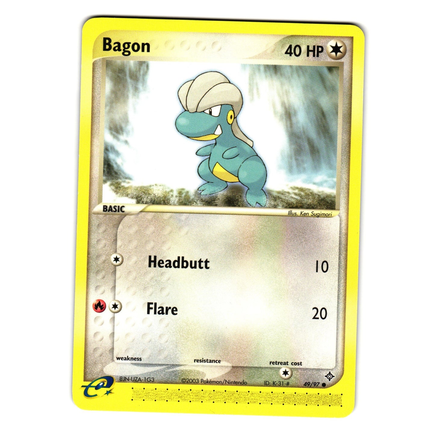 BAGON 49/97 EX DRAGON POKEMON TCG