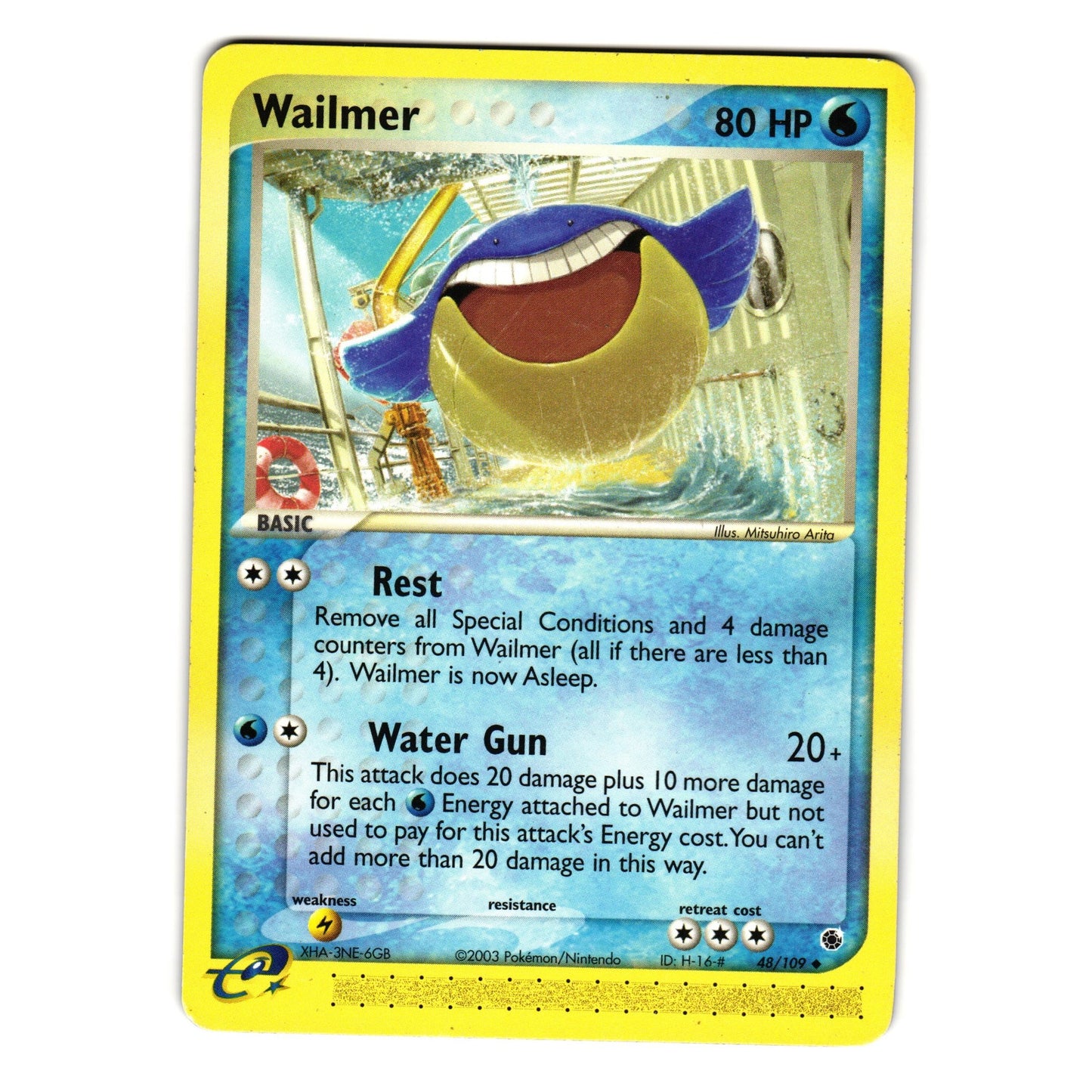 WAILMER 48/109 EX RUBY AND SAPPHIRE POKEMON TCG