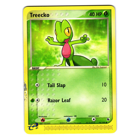 TREECKO 76/109 EX RUBY AND SAPPHIRE POKEMON TCG