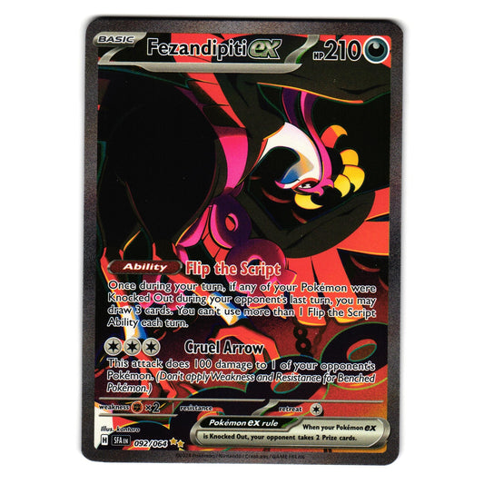 FEZANDIPITI ex 092/064 SHROUDED FABLE POKEMON TCG