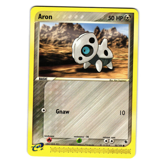 ARON 50/109 EX RUBY AND SAPPHIRE POKEMON TCG