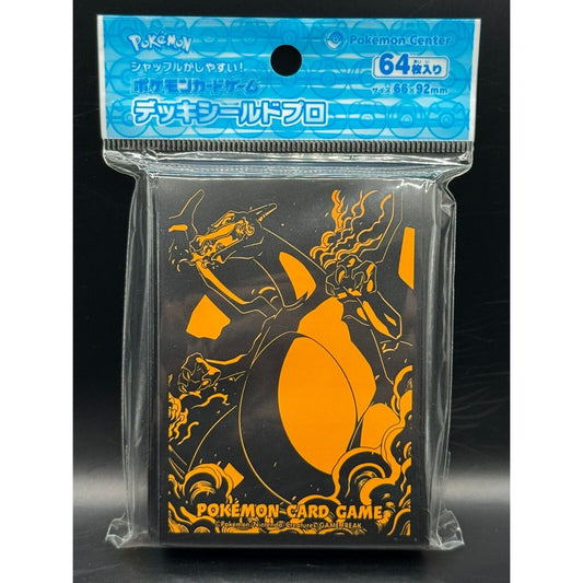 SEALED CHARIZARD VMAX SLEEVES POKEMON CENTER JAPAN POKEMON TCG