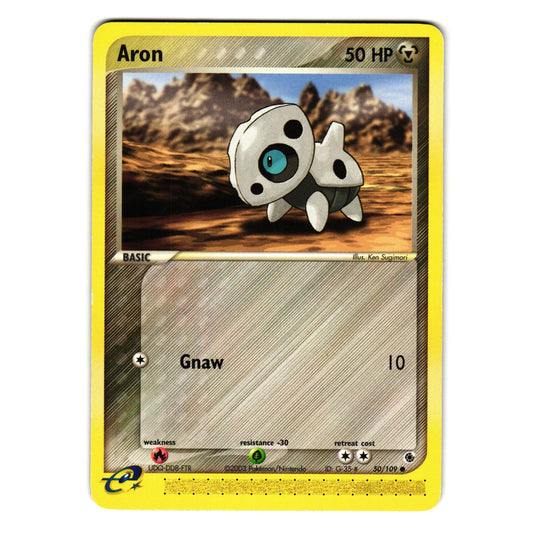 ARON 50/109 EX RUBY AND SAPPHIRE POKEMON TCG