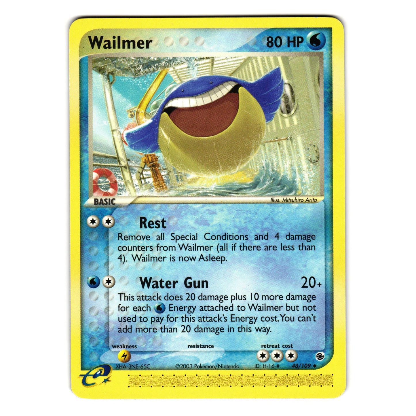 WAILMER 48/109 EX RUBY AND SAPPHIRE POKEMON TCG