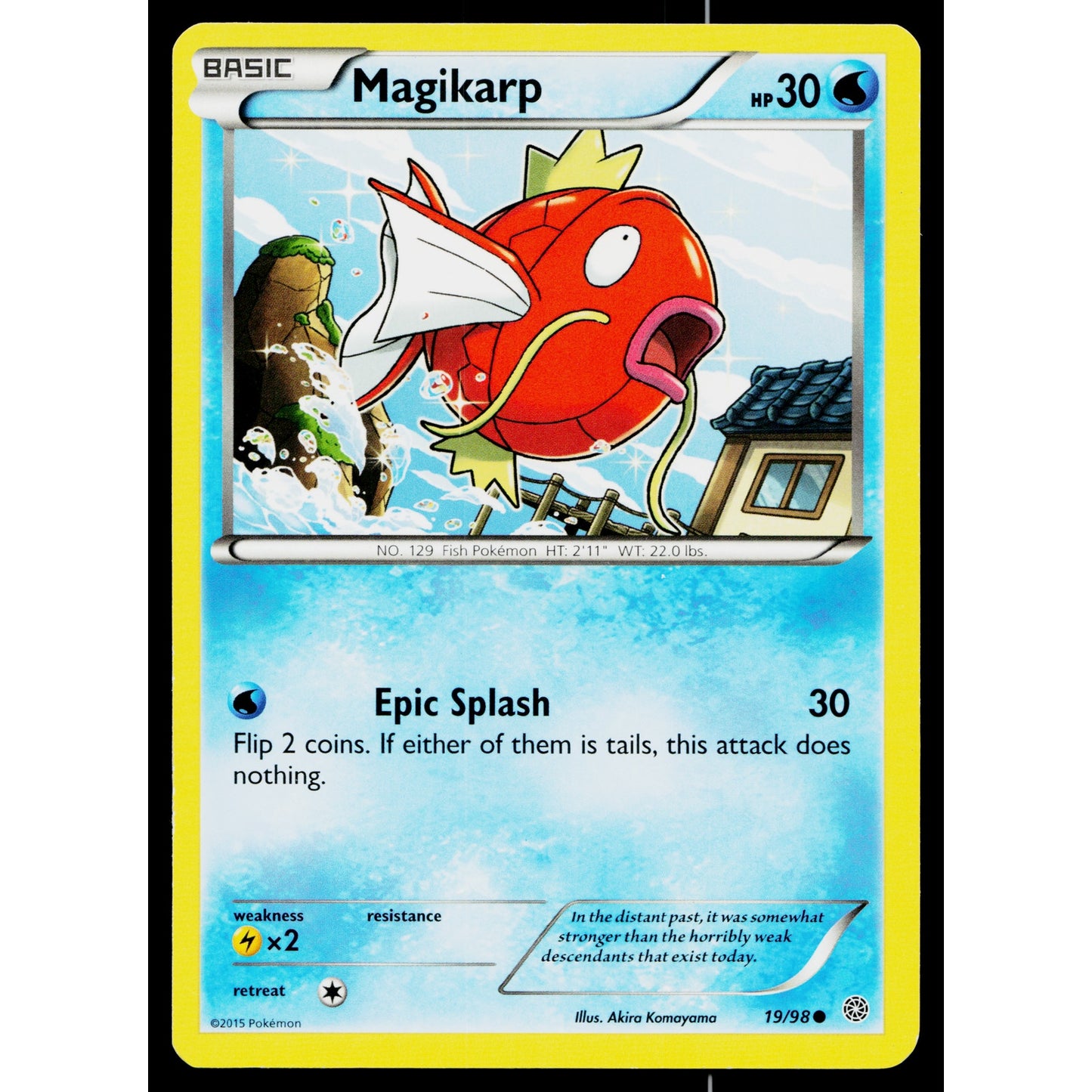 MAGIKARP 19/98 ANCIENT ORIGINS POKEMON TCG