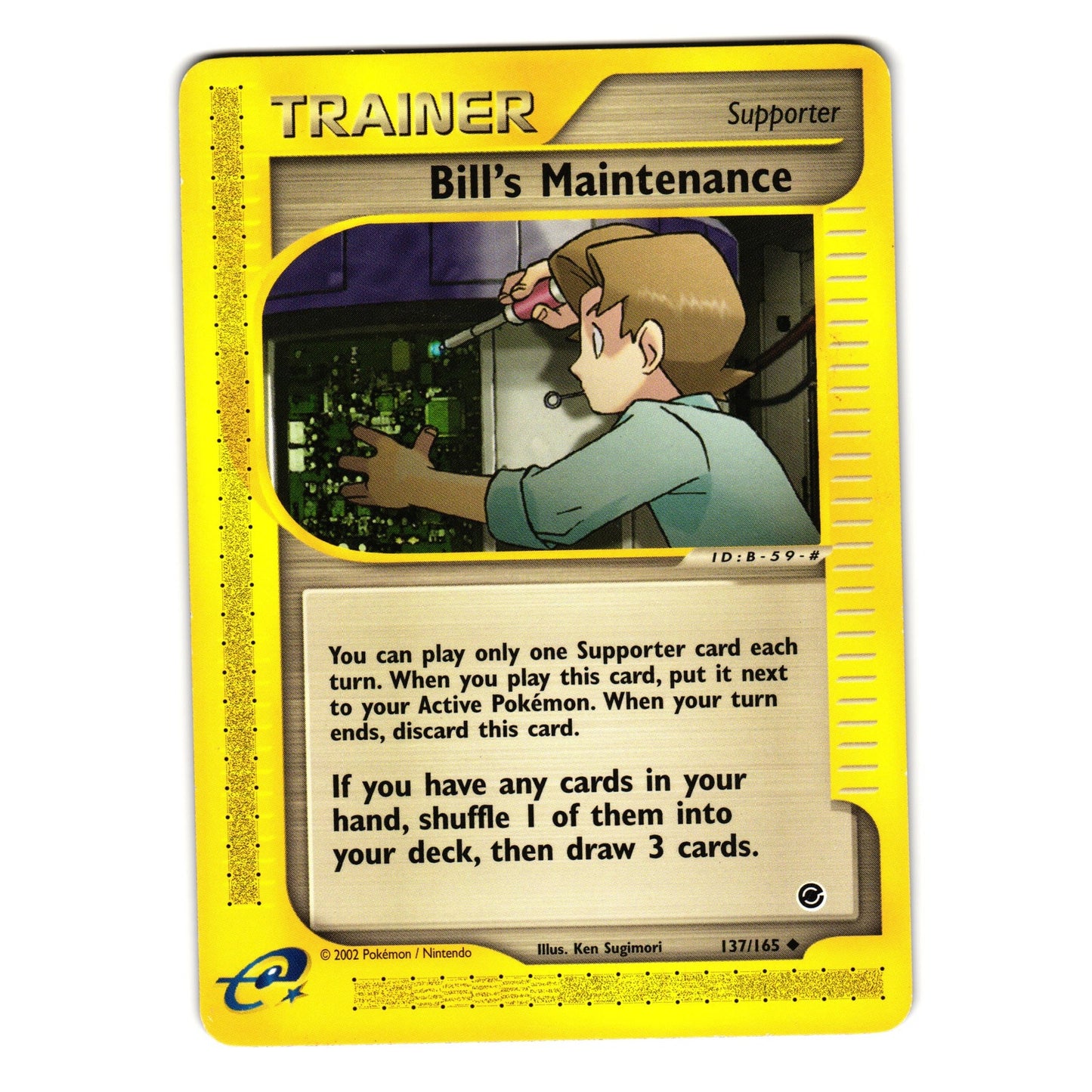 BILL'S MAINTENANCE 137/165 EXPEDITION BASE SET POKEMON TCG