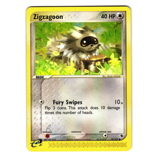 ZIGZAGOON 79/109 EX RUBY AND SAPPHIRE POKEMON TCG