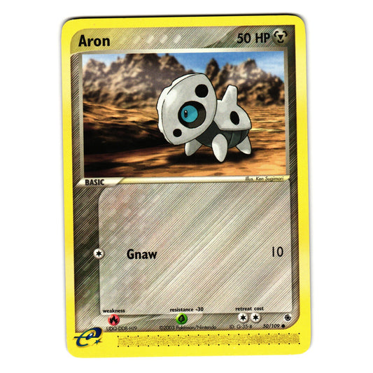 ARON 50/109 EX RUBY AND SAPPHIRE POKEMON TCG