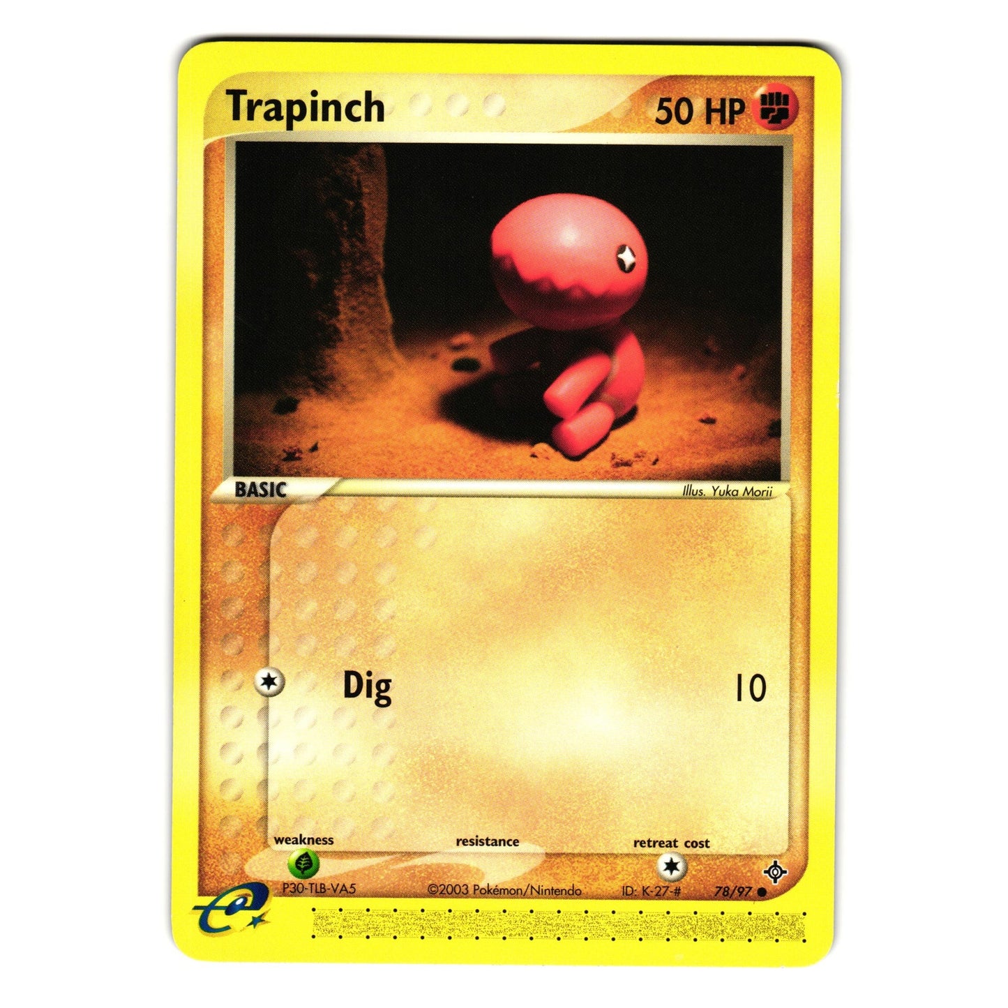 TRAPINCH 78/97 EX DRAGON POKEMON TCG