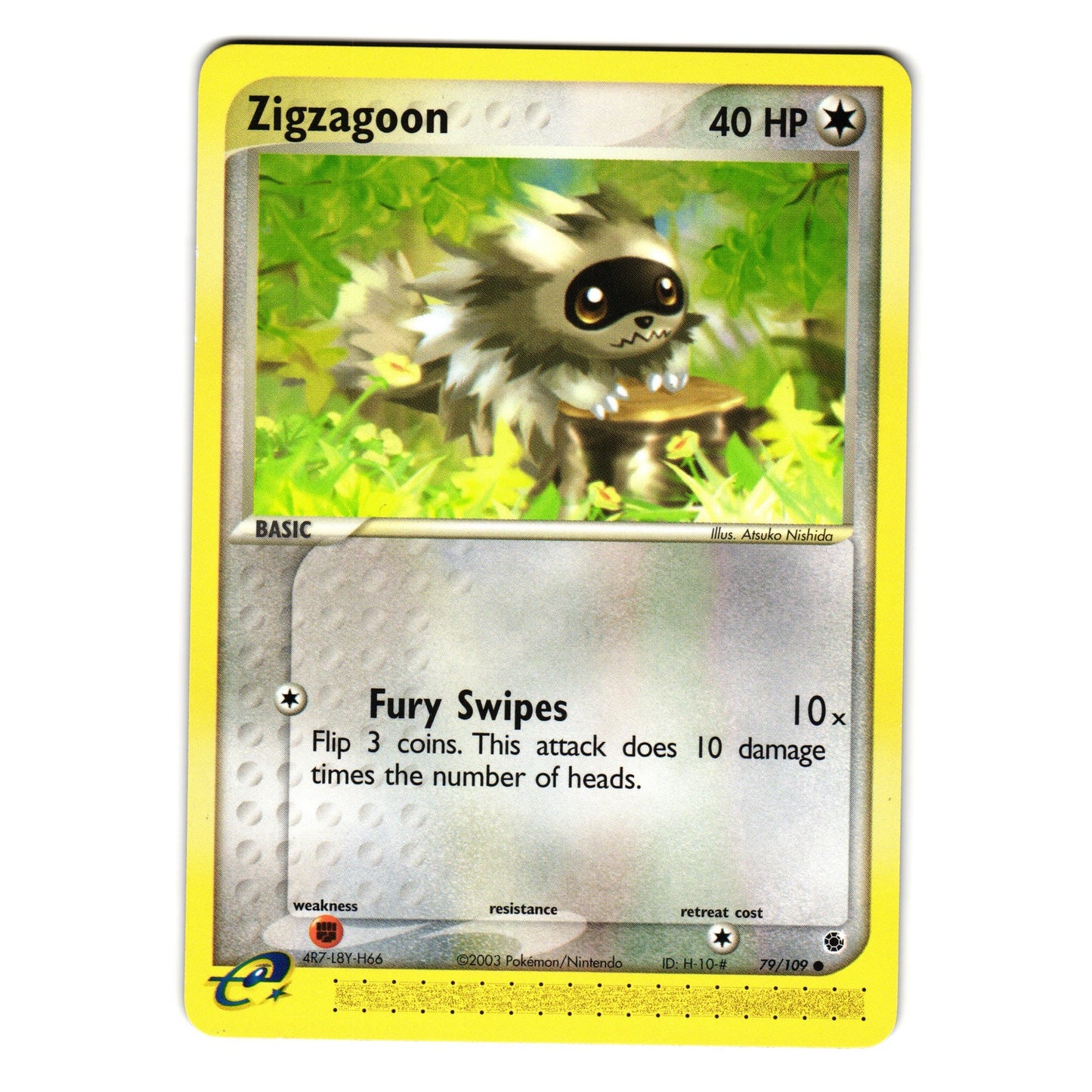 ZIGZAGOON 79/109 EX RUBY AND SAPPHIRE POKEMON TCG