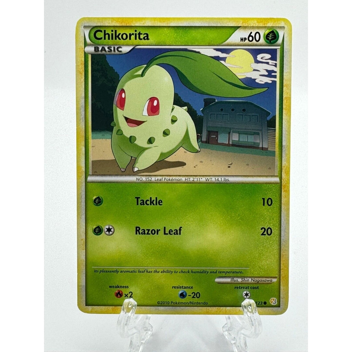 Chikorita 59/123 Heartgold & Soulsilver Pokémon TCG