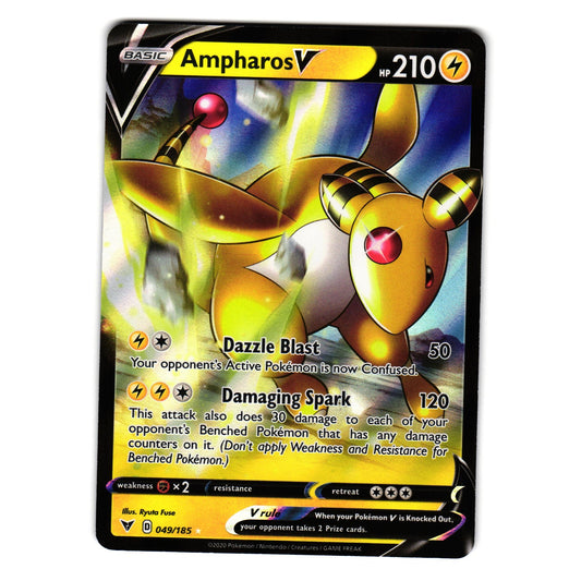 AMPHAROS V 049/185 VIVID VOLTAGE POKEMON TCG