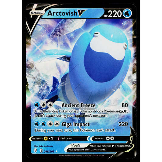 ARCTOVISH V 048/203 EVOLVING SKIES POKEMON TCG