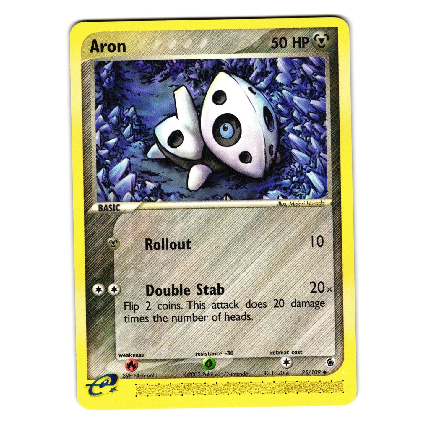 ARON 25/109 EX RUBY AND SAPPHIRE POKEMON TCG