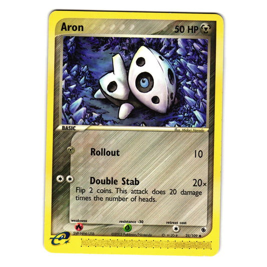 ARON 25/109 EX RUBY AND SAPPHIRE POKEMON TCG