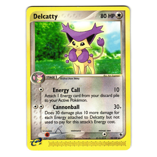 DELCATTY 29/109 EX RUBY AND SAPPHIRE POKEMON TCG