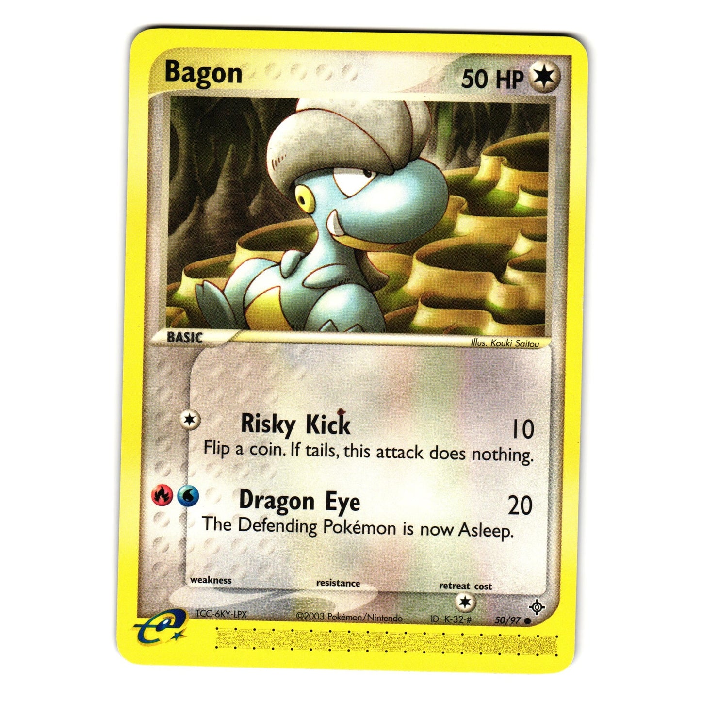 BAGON 50/97 EX DRAGON POKEMON TCG