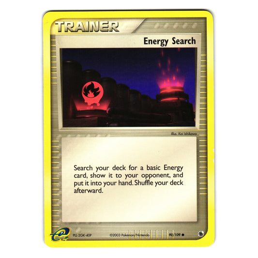 ENERGY SEARCH 90/109 EX RUBY AND SAPPHIRE POKEMON TCG