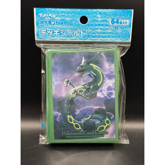 SEALED RAYQUAZA LIGHTNING SLEEVES POKEMON CENTER JAPAN JAPANESE POKEMON TCG