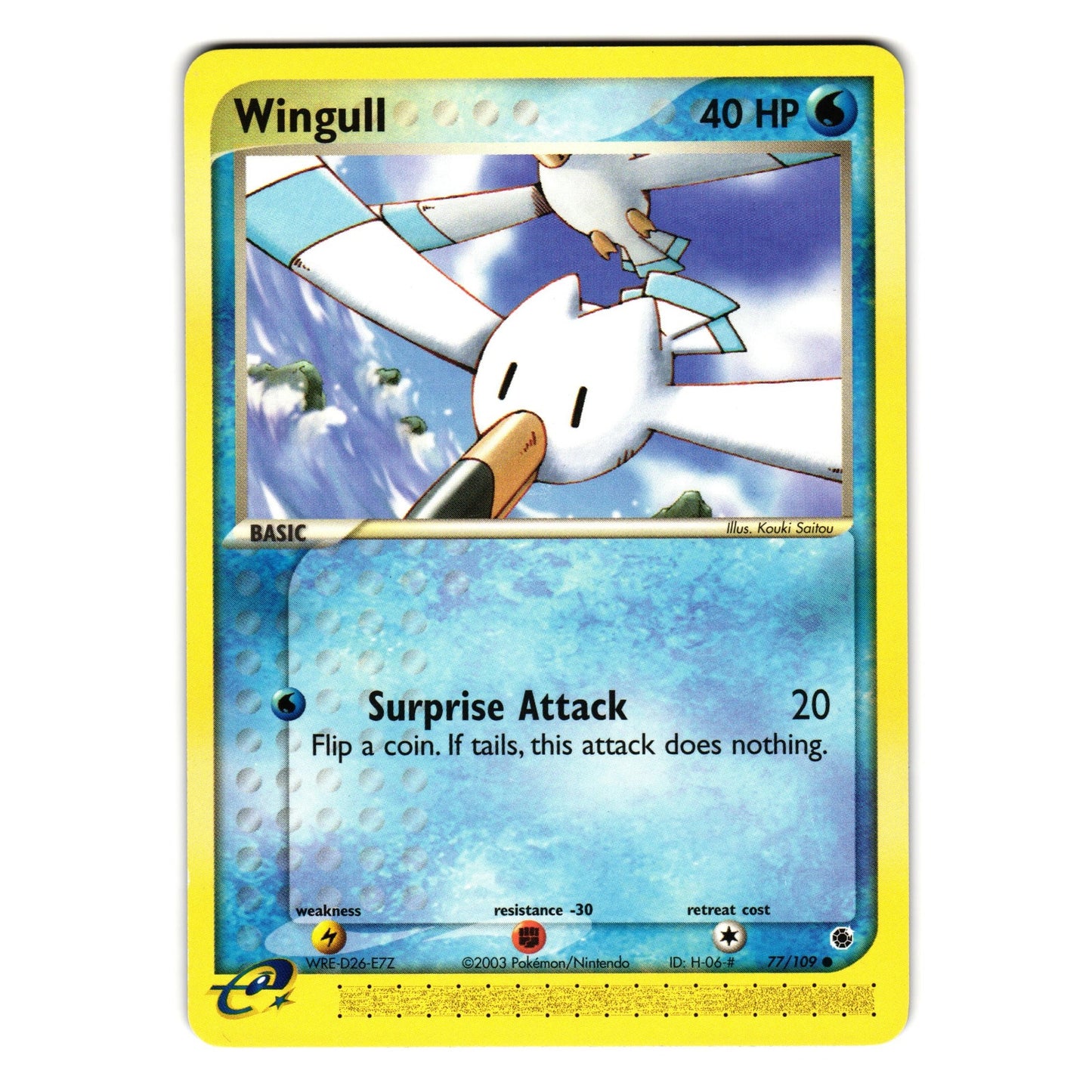 WINGULL 77/109 EX RUBY AND SAPPHIRE POKEMON TCG