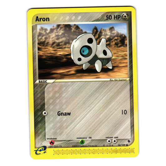 ARON 50/109 EX RUBY AND SAPPHIRE POKEMON TCG